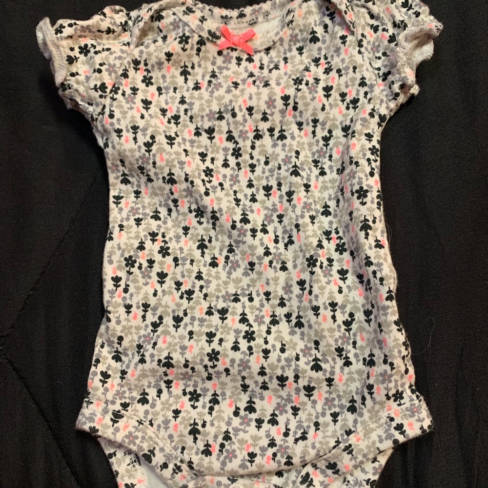 Flowery onesie